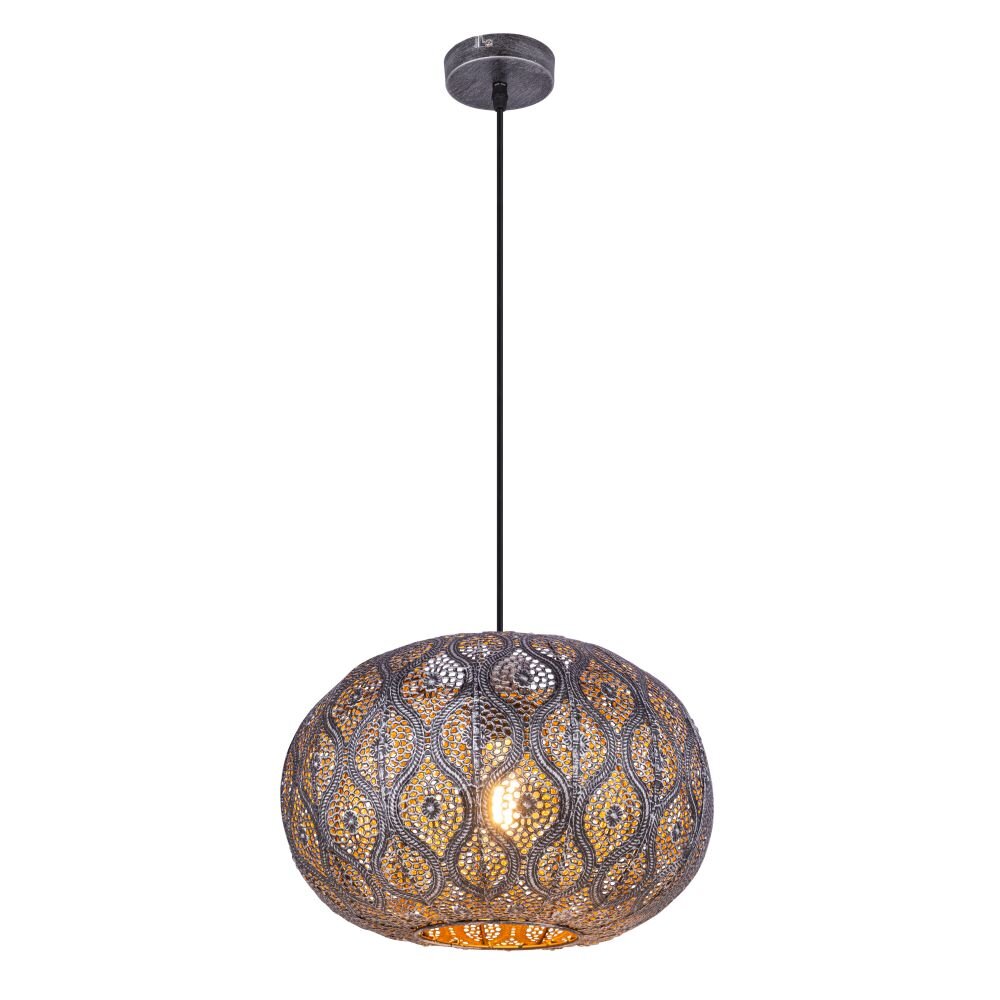 Suspension Globo HAMERBEN Noir, 1 lumière main product photo