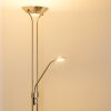 Lampadaire à vasque Rom LED Nickel mat, 2 lumières