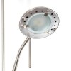 Lampadaire à vasque Rom LED Nickel mat, 2 lumières