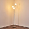 Lampadaire Bernado Nickel mat, 3 lumières