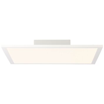 Plafonnier Brilliant Buffi LED Blanc, 1 lumière