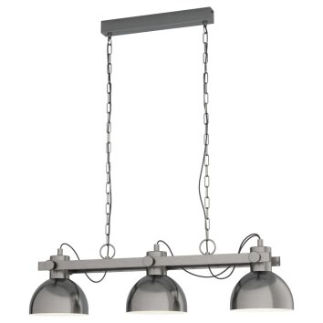 Suspension EGLO LUBENHAM Crème, Nickel mat, 3 lumières