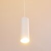 Suspension Zuoz Blanc, 1 lumière