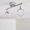 Plafonnier Soppana LED Chrome, 2 lumières