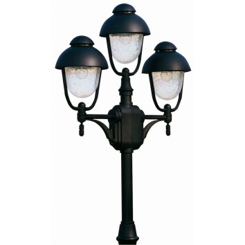 Lampadaire Albert 2041 Noir, 3 lumières