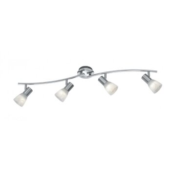 Spot Trio LEVISTO LED Nickel mat, 4 lumières