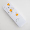 Plafonnier Bleik LED Blanc, 1 lumière, Télécommandes