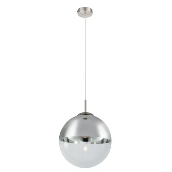 Suspension Globo VARUS Nickel mat, 1 lumière