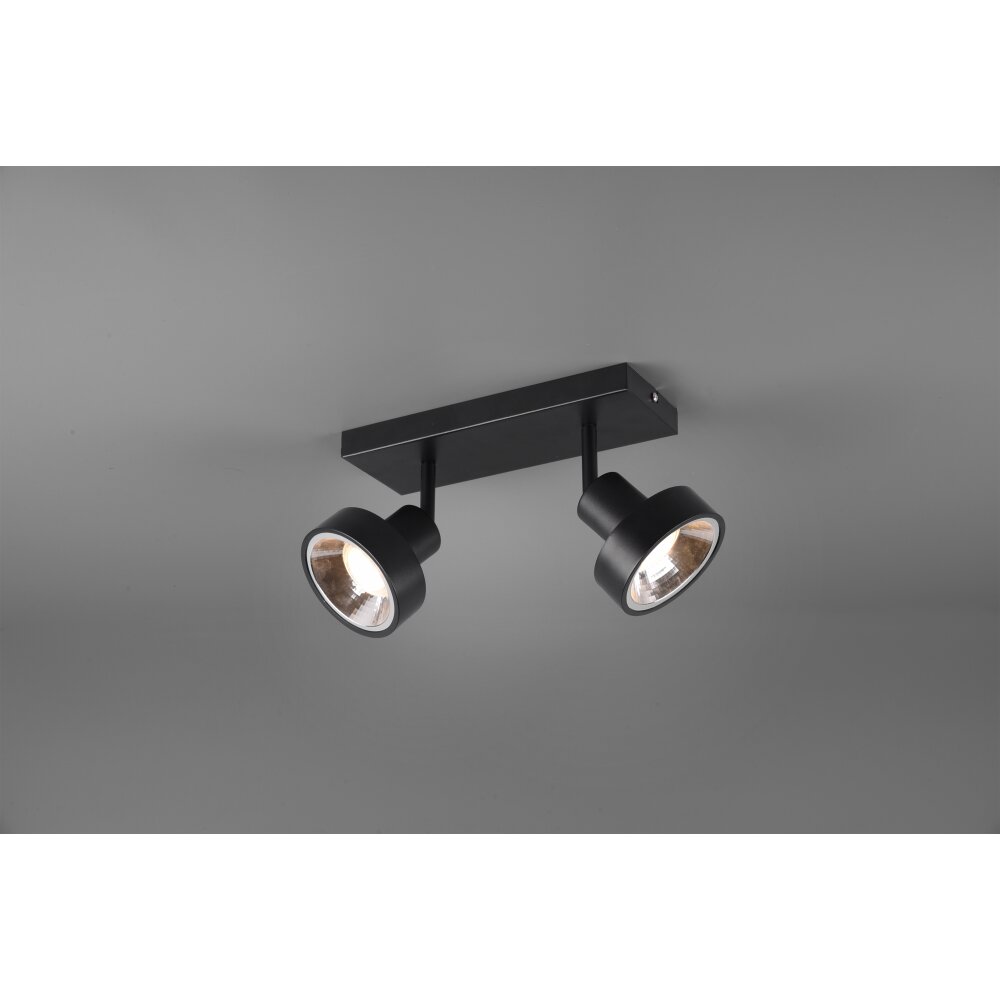 Spot Trio Leon LED Noir, 2 lumières main product photo
