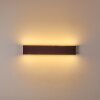 Applique murale Obion LED Rouille, 2 lumières