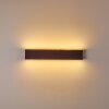 Applique murale Obion LED Rouille, 2 lumières