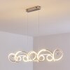 Suspension Lavaca LED Argenté, 4 lumières