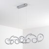 Suspension Lavaca LED Argenté, 4 lumières