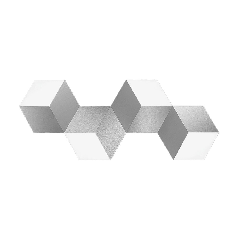Applique murale / Plafonnier Grossmann GEO LED Aluminium, 4 lumières main product photo