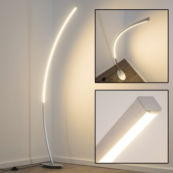 Lampadaire Solo LED Aluminium, 1 lumière