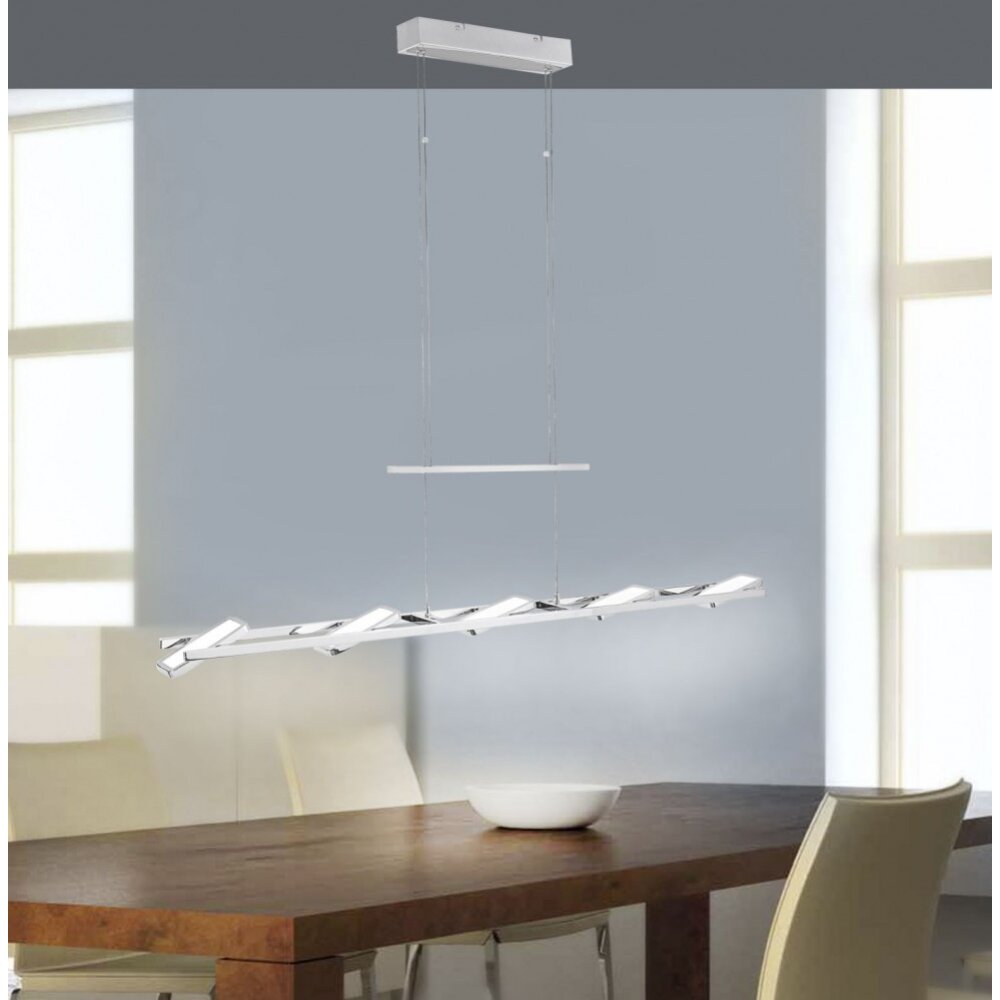 Suspension Paul Neuhaus ILONA LED Chrome, 5 lumières main product photo