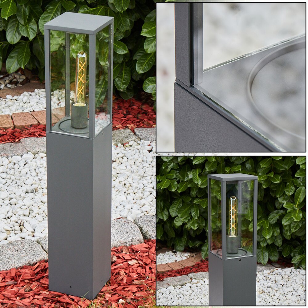 Borne lumineuse Kiwalik Anthracite, 1 lumière main product photo