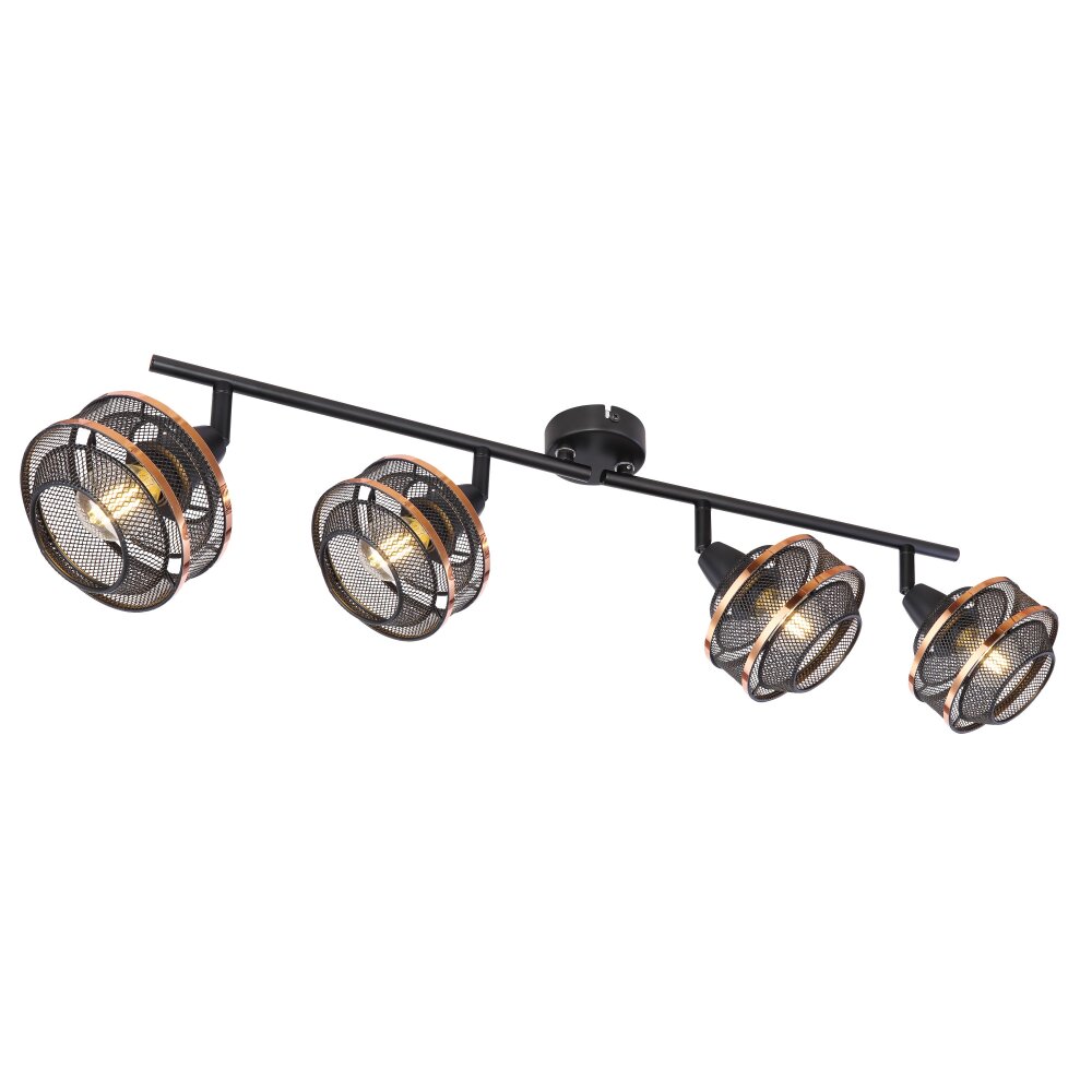 Spot Globo BELLONA Noir, 4 lumières main product photo