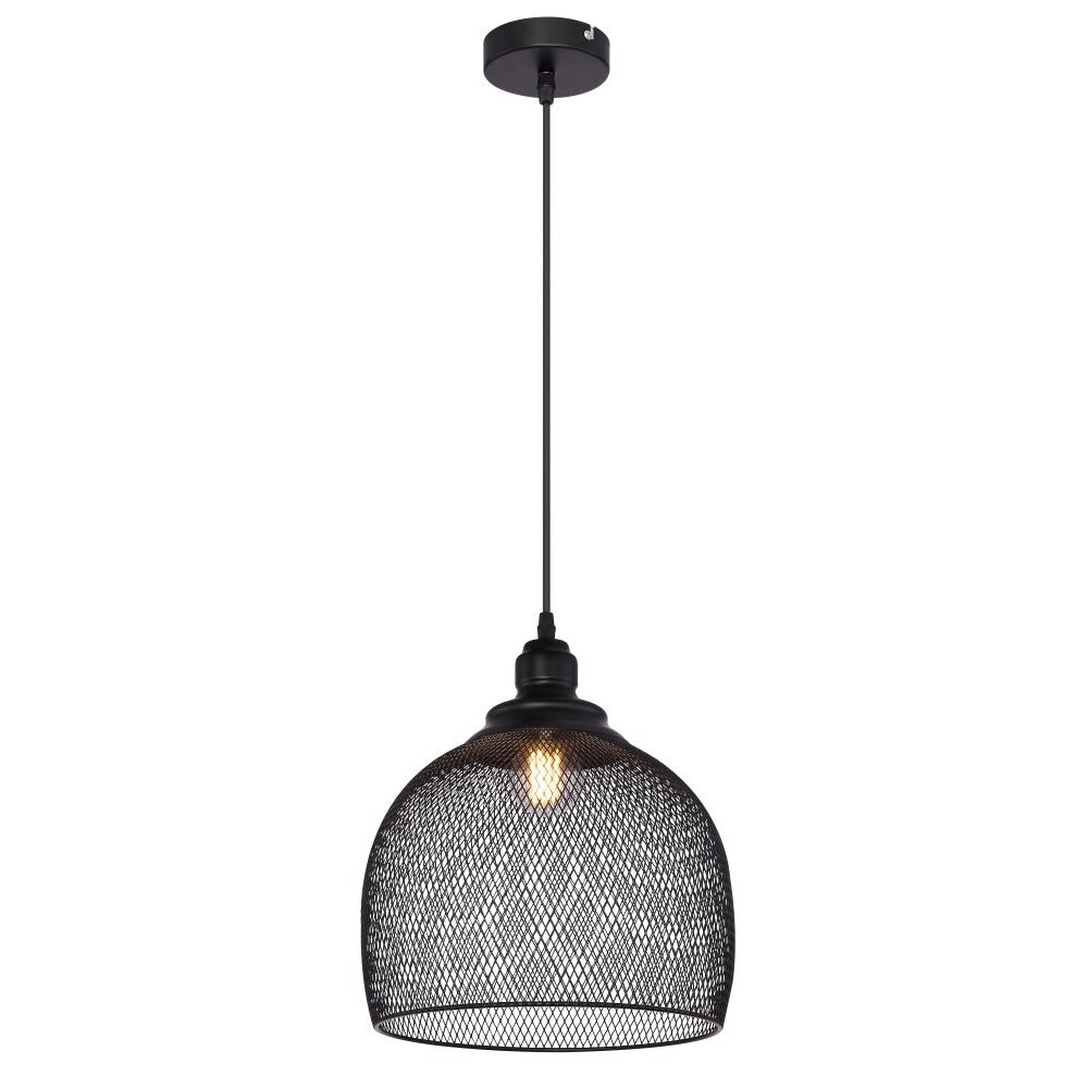 Suspension Globo ANYA Noir, 1 lumière main product photo