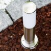 Borne d'éclairage Caserta Acier inoxydable, 1 lumière