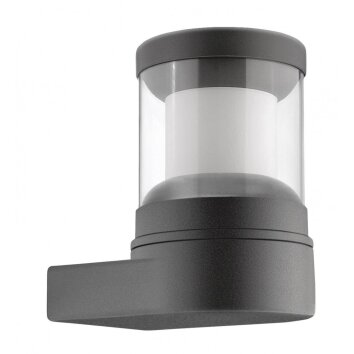 Lampe murale d'extérieur LCD Anthracite, 1 lumière