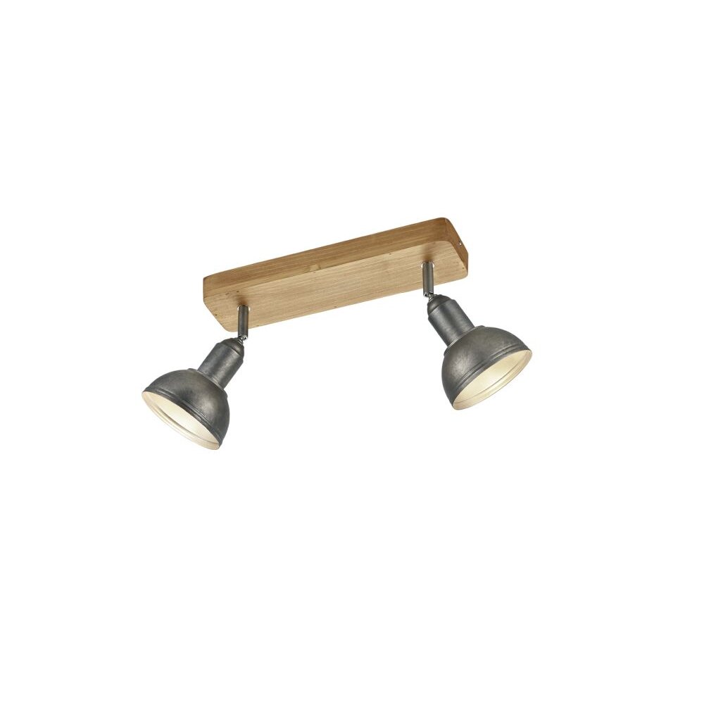 Spot Trio Leuchten DELHI Nickel mat, 2 lumières main product photo
