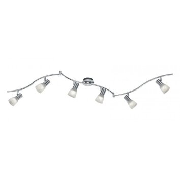 Spot Trio LEVISTO LED Nickel mat, 6 lumières