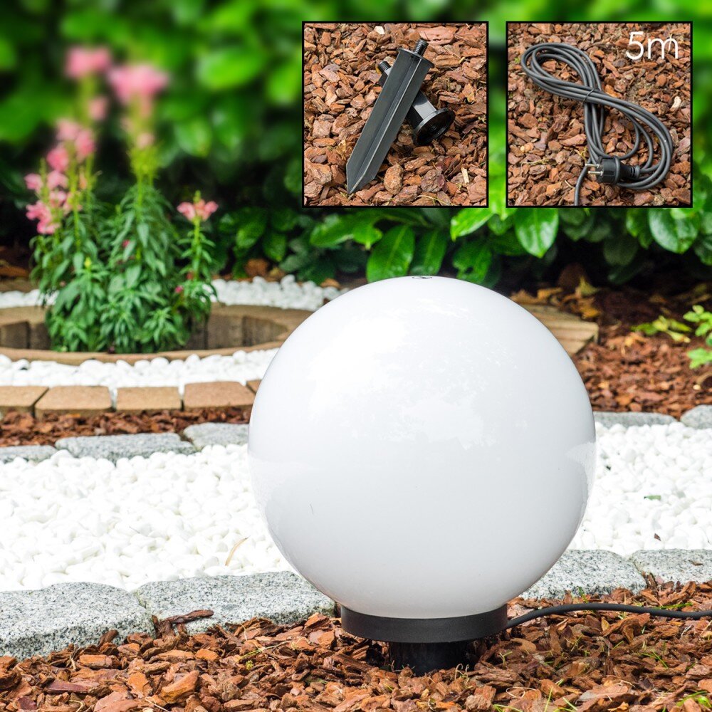 Boule lumineuse Miau Blanc, 1 lumière main product photo