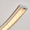 Plafonnier Kalandi LED Nickel mat, 2 lumières