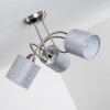 Plafonnier Stai Nickel mat, 3 lumières
