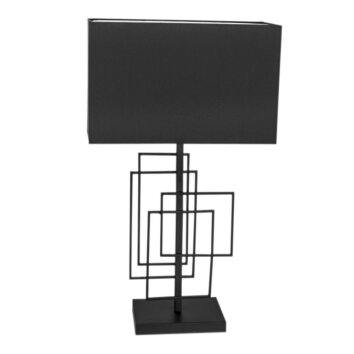 Lampe à poser By Rydens Paragon Noir, 1 lumière