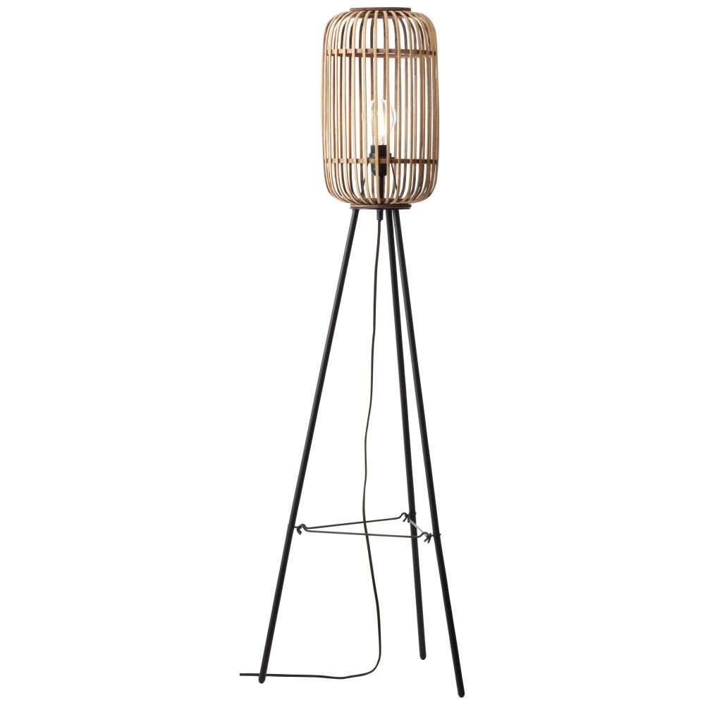 Lampadaire Brilliant Woodrow Brun, 1 lumière main product photo
