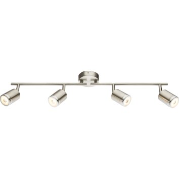 Plafonnier Globo COMORE LED Nickel mat, 4 lumières