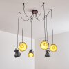 Suspension Hora Argenté, 6 lumières