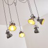 Suspension Hora Argenté, 6 lumières