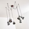 Suspension Hora Argenté, 6 lumières