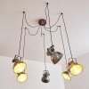 Suspension Hora Argenté, 6 lumières
