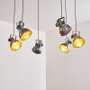 Suspension Hora Argenté, 6 lumières