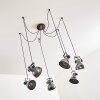 Suspension Hora Argenté, 6 lumières