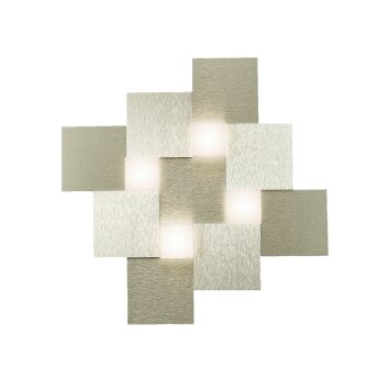 Plafonnier Grossmann CREO LED Champagne, 4 lumières