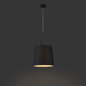 Lampe pendante Faro Tree Noir, 1 lumière
