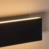 Applique murale Obion LED Noir, 2 lumières